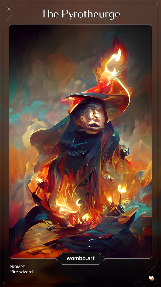 Pyrotheurge, a Wizard of Fire
